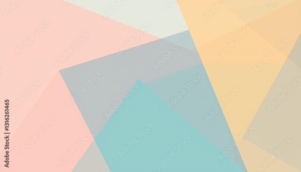 Abstract Pastel Geometric Color Block Design Abstract Pastel Geometric Color Block Design