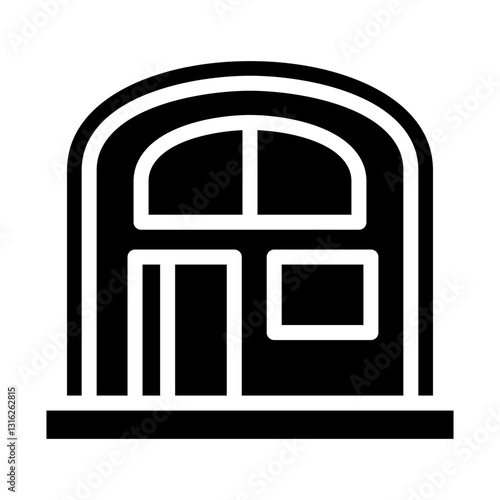 Bunker Vector Design Icon Style