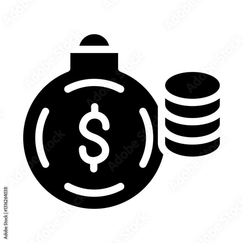 Personal Debt Vector Design Icon Style