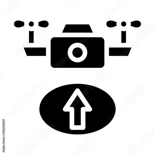 Takeoff Vector Design Icon Style