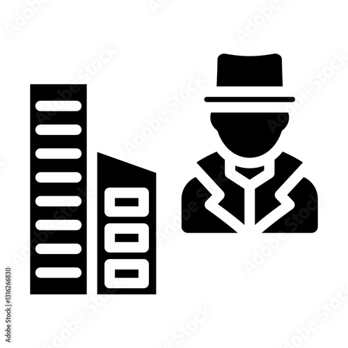 City Sleuths Vector Design Icon Style