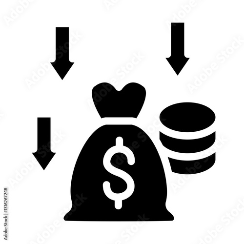 Bankruptcy Vector Design Icon Style