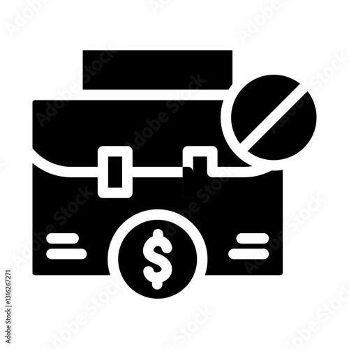 Job Loss Vector Design Icon Style