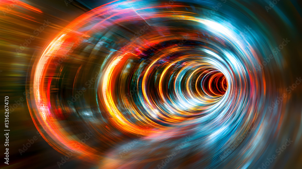 Dynamic swirling lines abstract illustration of swirling glowing vortex tunnel motion Dynamic swirling lines abstract illustration of swirling glowing vortex tunnel motion
