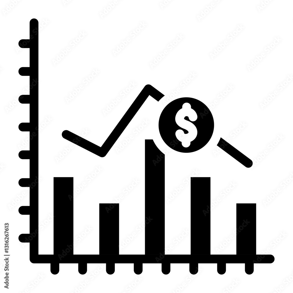 Economic Slowdown Vector Design Icon Style Economic Slowdown Vector Design Icon Style