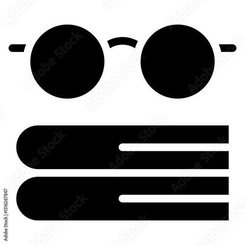 Reading Glasses Vector Design Icon Style