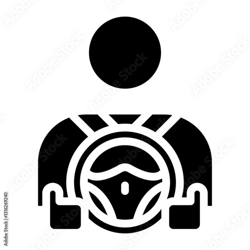 Driver Training Vector Design Icon Style