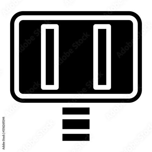 Parallel Parking Vector Design Icon Style