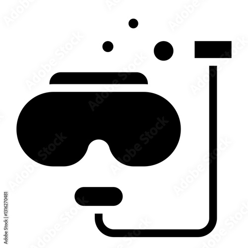 Snorkel Vector Design Icon Style