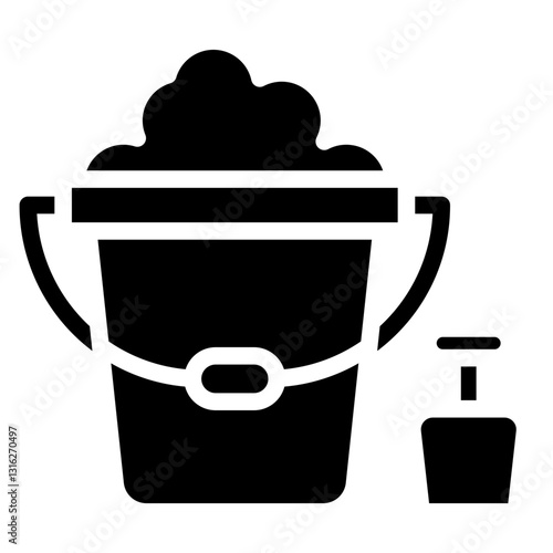 Sand pail Vector Design Icon Style