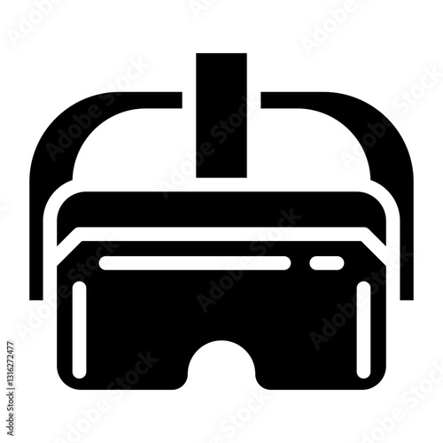 Virtual reality headset Vector Design Icon Style
