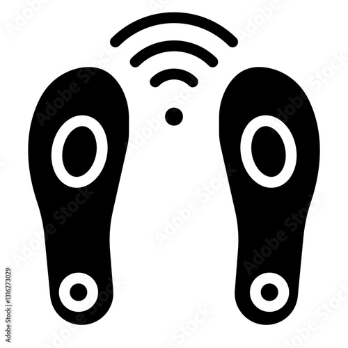 Smart insole Vector Design Icon Style