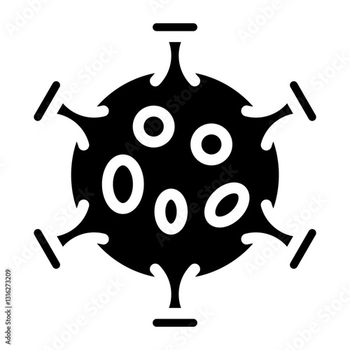 Virus Vector Design Icon Style
