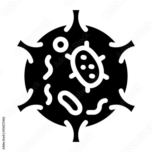 Germs Vector Design Icon Style