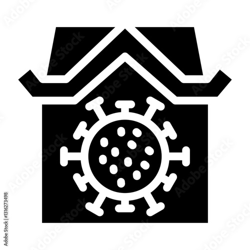 Quarantine Vector Design Icon Style