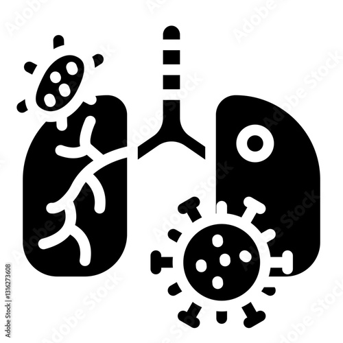 Infectious disease Vector Design Icon Style
