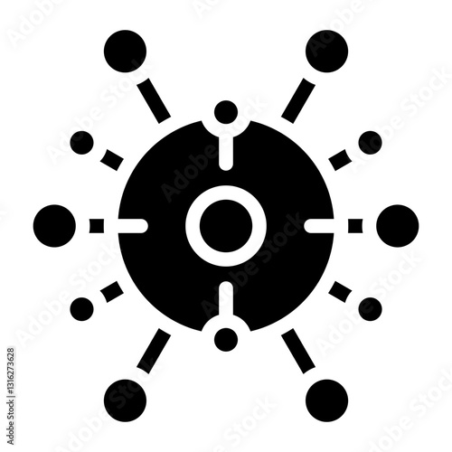 Retrovirus Vector Design Icon Style