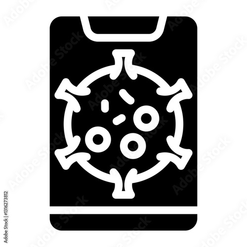 Contact tracing Vector Design Icon Style