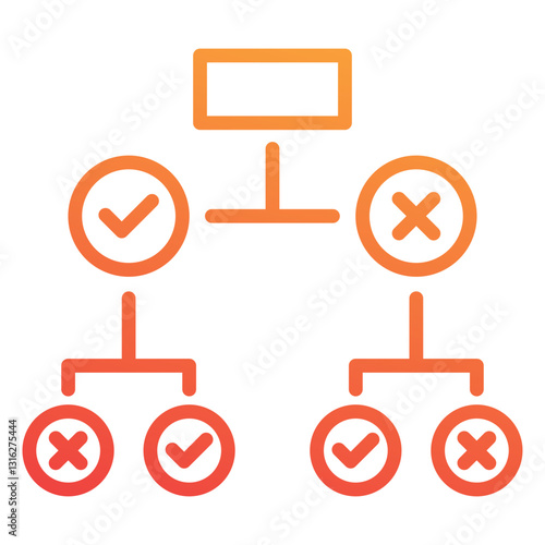 Decision Tree Icon