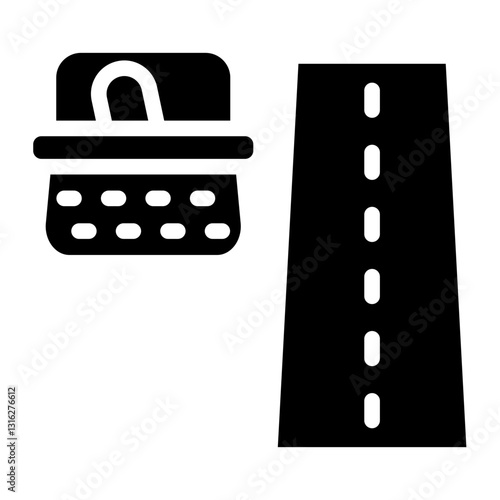 Roadside Picnic Vector Design Icon Style