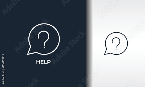 Help Vector, Icon Or Logo Sign Isolated Symbol Illustration