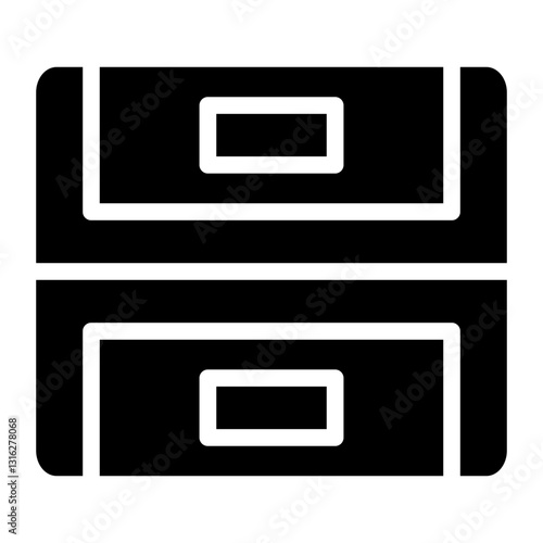 Cabinet Vector Design Icon Style