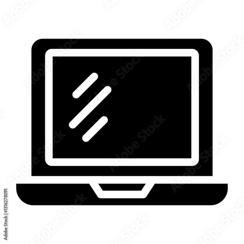 Laptop Vector Design Icon Style