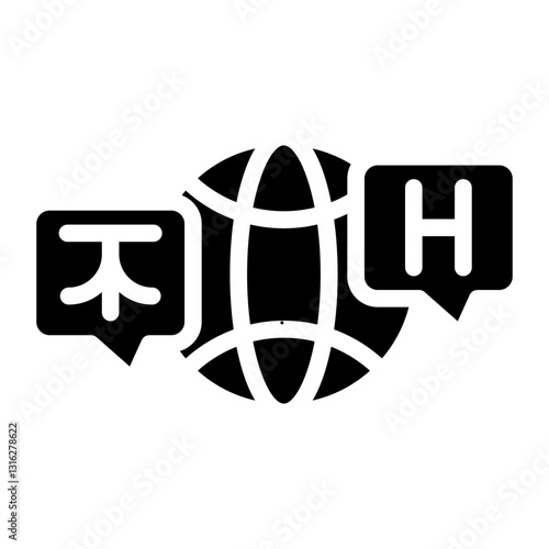 Language Study Vector Design Icon Style