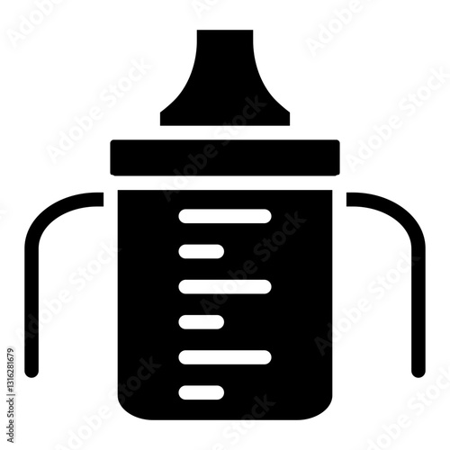 Sippy Cup Vector Design Icon Style