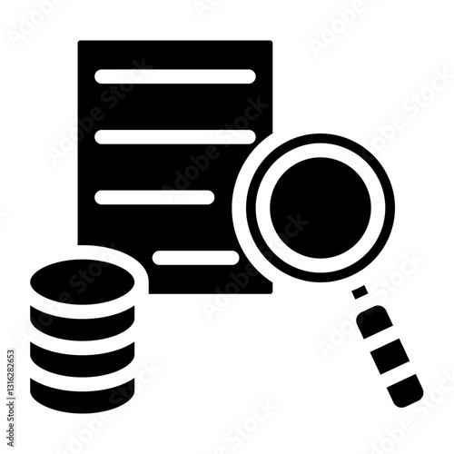 Data Sampling Vector Design Icon Style