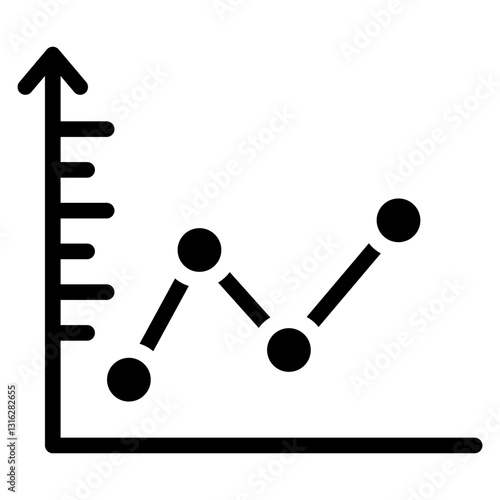 Data Correlation Vector Design Icon Style