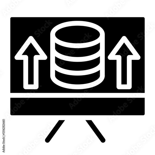 Data Enrichment Vector Design Icon Style