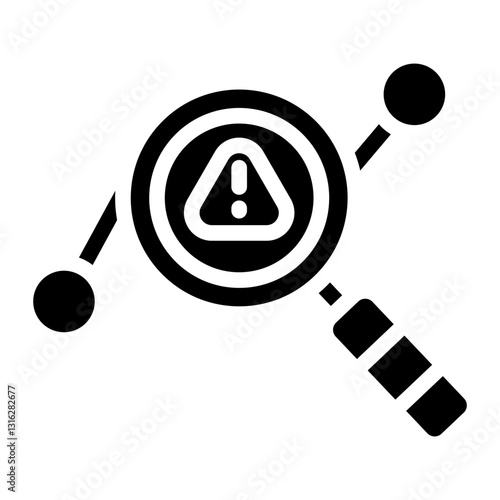 Data Anomaly Vector Design Icon Style