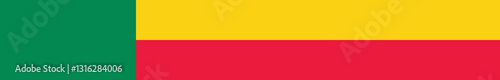 Flag of Benin. Benin flag long banner digital vector illustration Free Download Flag of Benin. Benin flag long banner digital vector illustration - GFXLoad