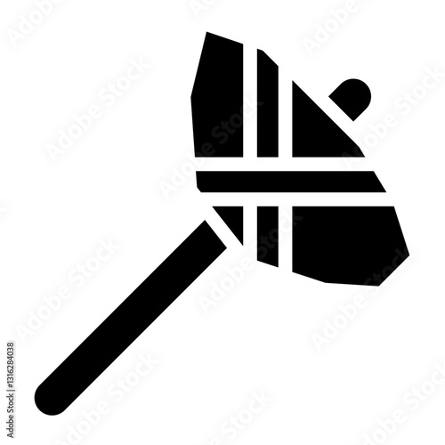 Stone Hammer Vector Design Icon Style