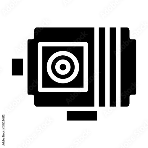Racing Camera Vector Design Icon Style