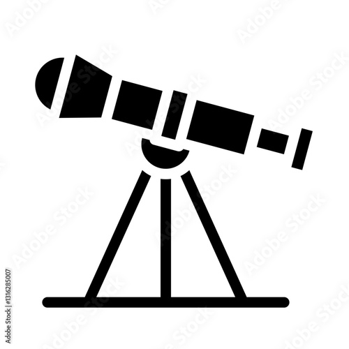 Telescope Vector Design Icon Style