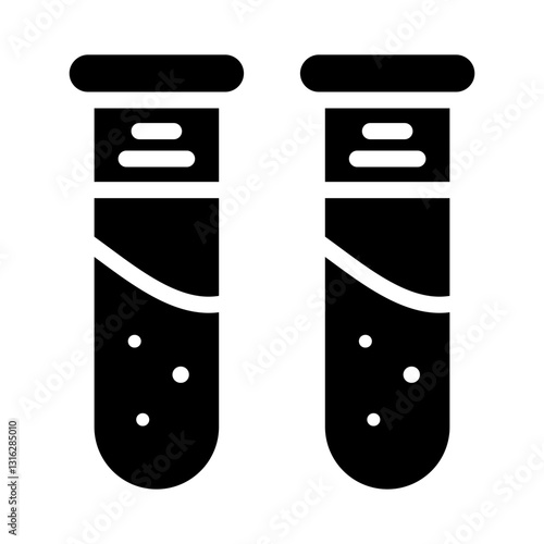 Test Tube Vector Design Icon Style