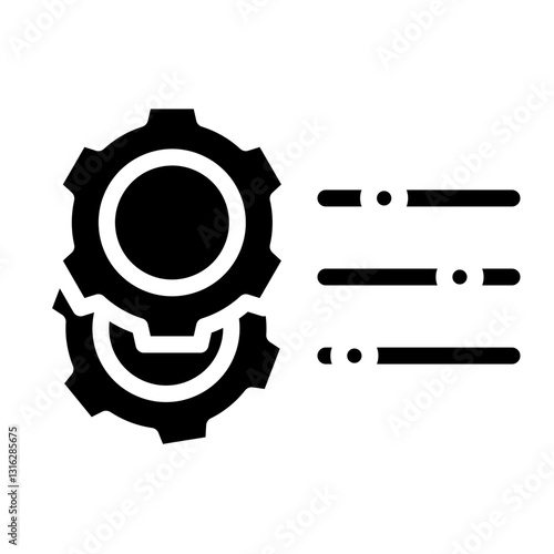 Settings Vector Design Icon Style