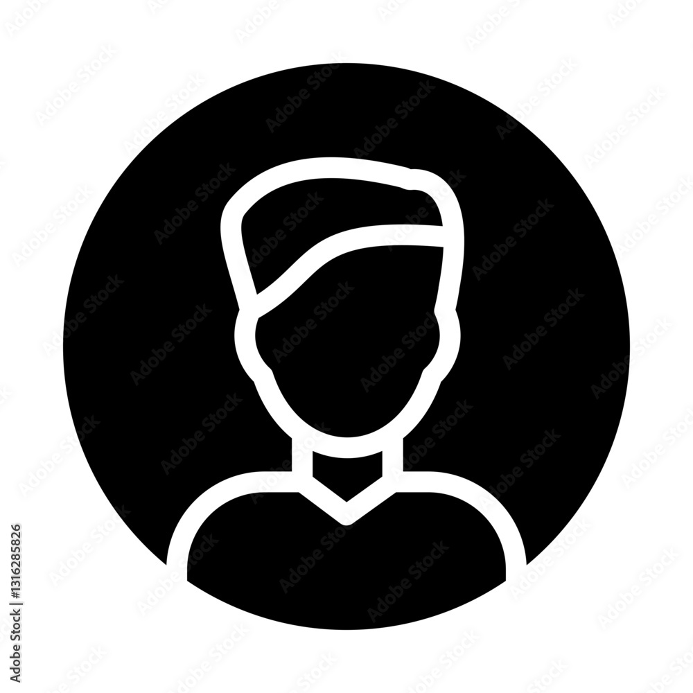 User Vector Design Icon Style User Vector Design Icon Style