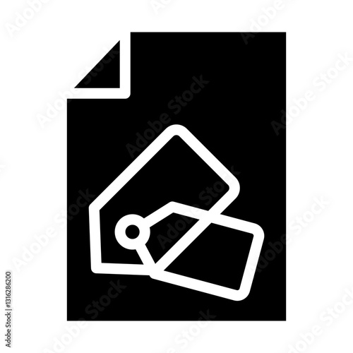 Tag Vector Design Icon Style