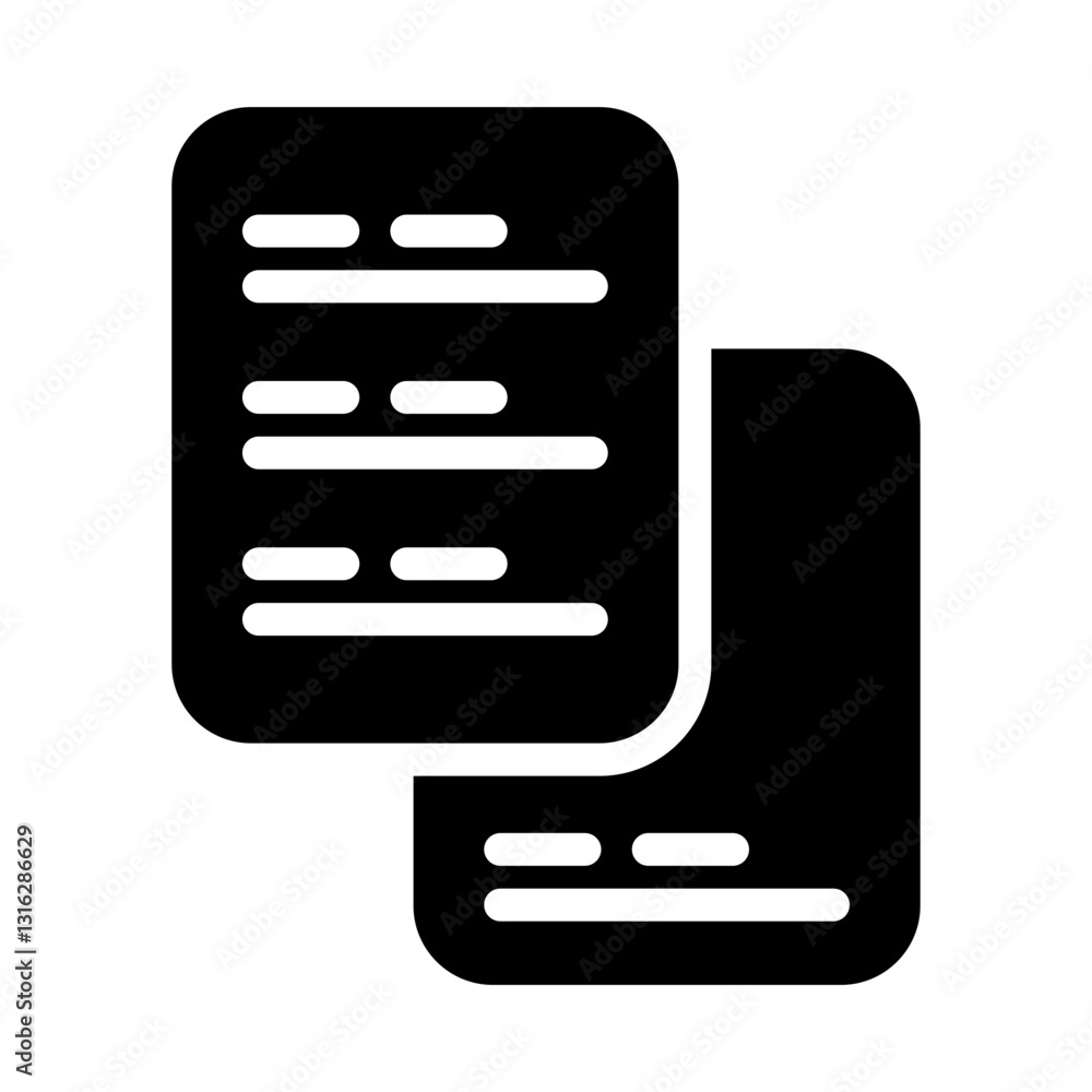 Copy Vector Design Icon Style Copy Vector Design Icon Style