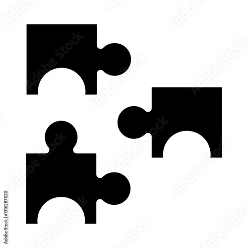 Puzzle Vector Design Icon Style