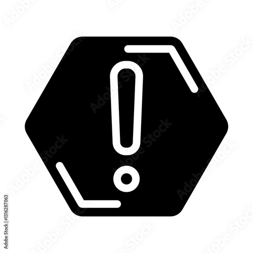 Exclamation Mark Vector Design Icon Style