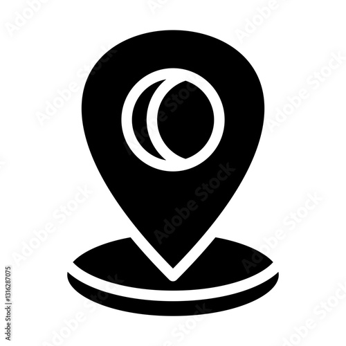 Pin Vector Design Icon Style