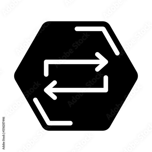 Repeat Vector Design Icon Style