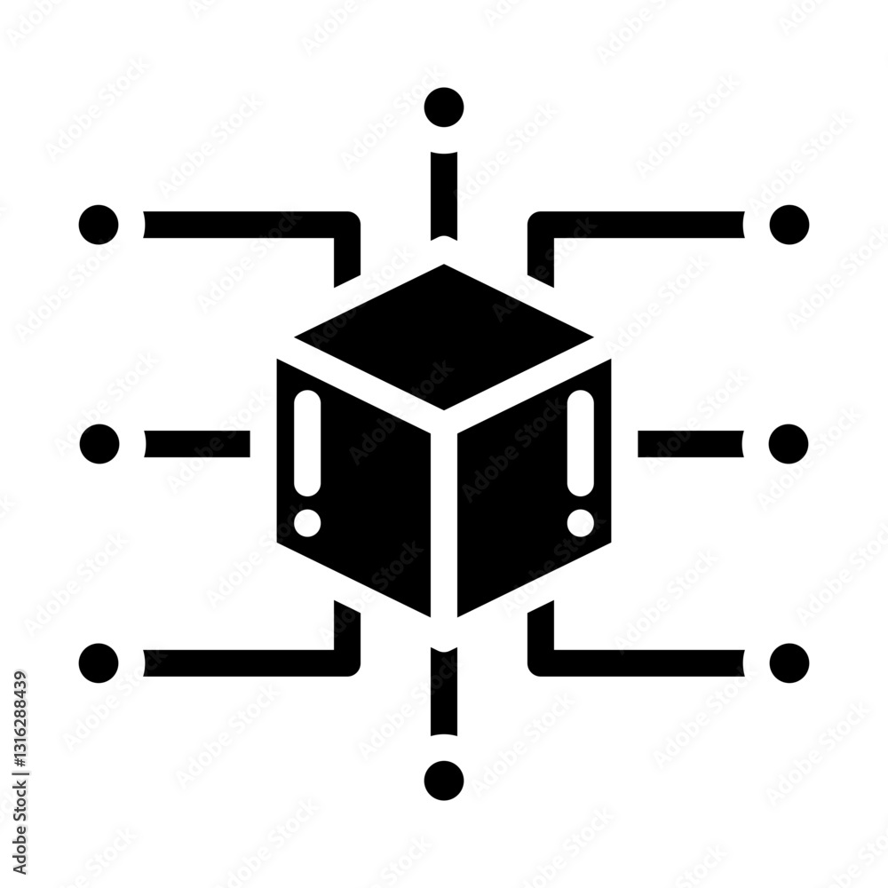 Infrastructure Vector Design Icon Style Infrastructure Vector Design Icon Style