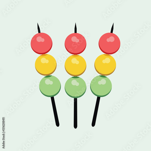 japanese dango skewers