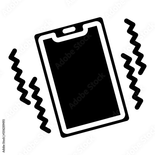 Vibration Vector Design Icon Style