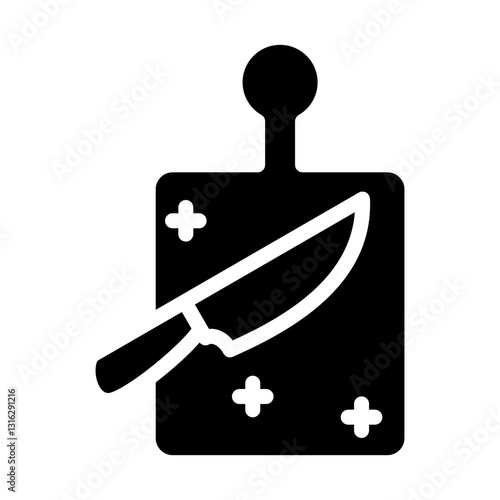 Cutting Knife Vector Design Icon Style